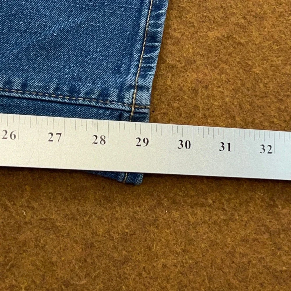 Old Navy Boys 16 Blue Straight Built-In Flex Denim Jeans *Flaw